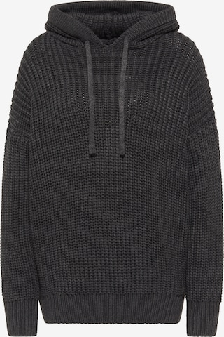 pelēks DreiMaster Vintage "Oversize" stila džemperis: no priekšpuses