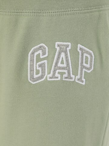 Gap Tall Zwężany krój Spodnie w kolorze zielony