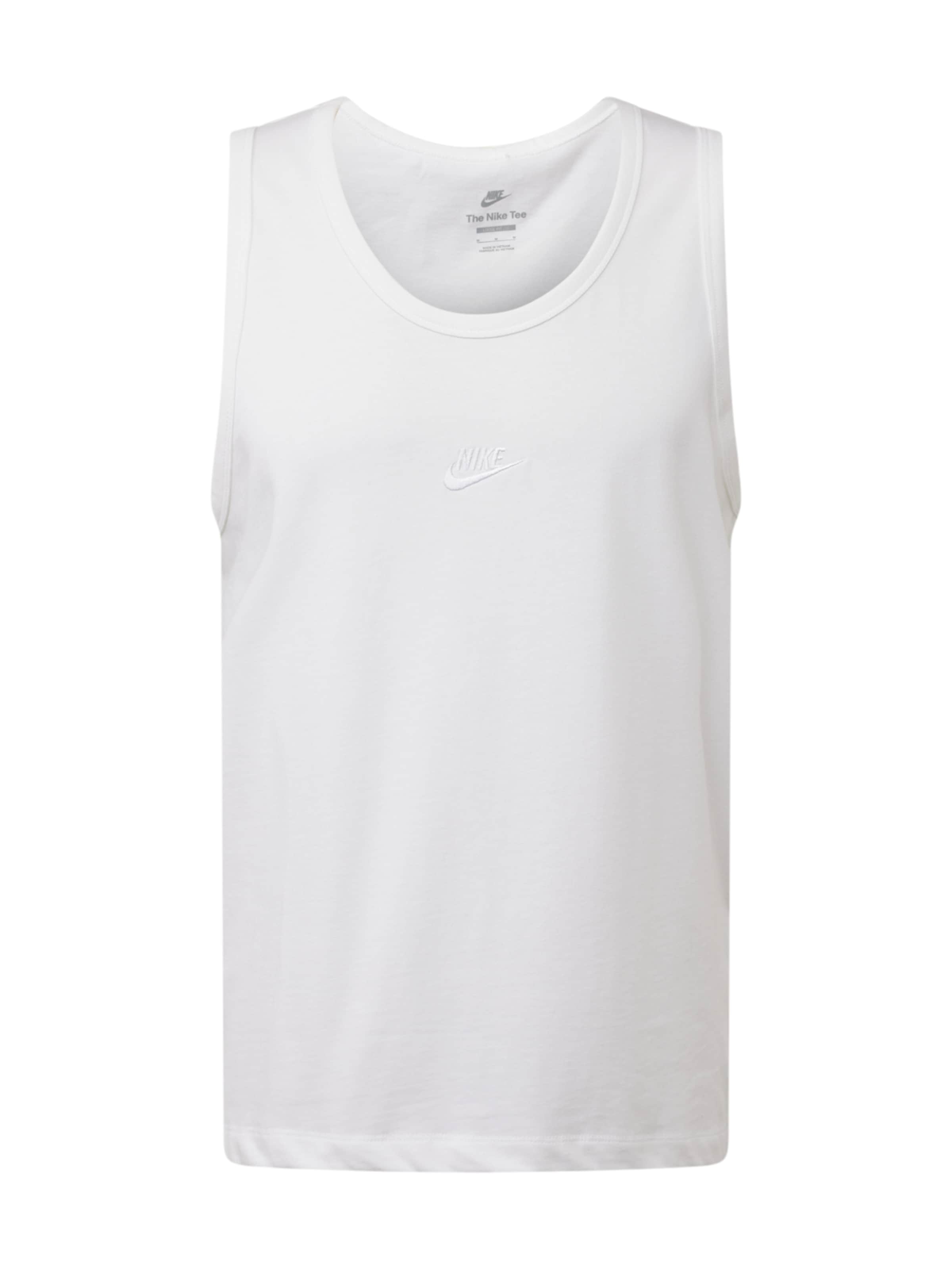 Maglietta 'Essntl' di Nike Sportswear in bianco: frontale