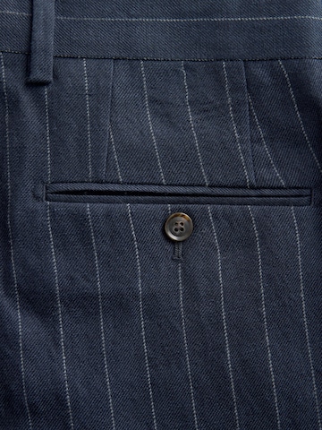 Next Regular Pleat-front trousers in Blue