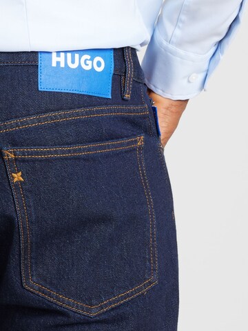 HUGO Regular Jeans 'Ash' in Blau