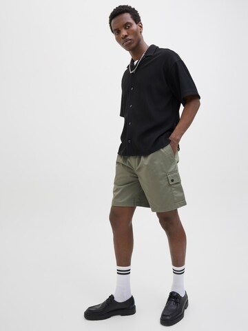 JACK & JONES - Pierna ancha Pantalón cargo 'JPSTBILL' en verde