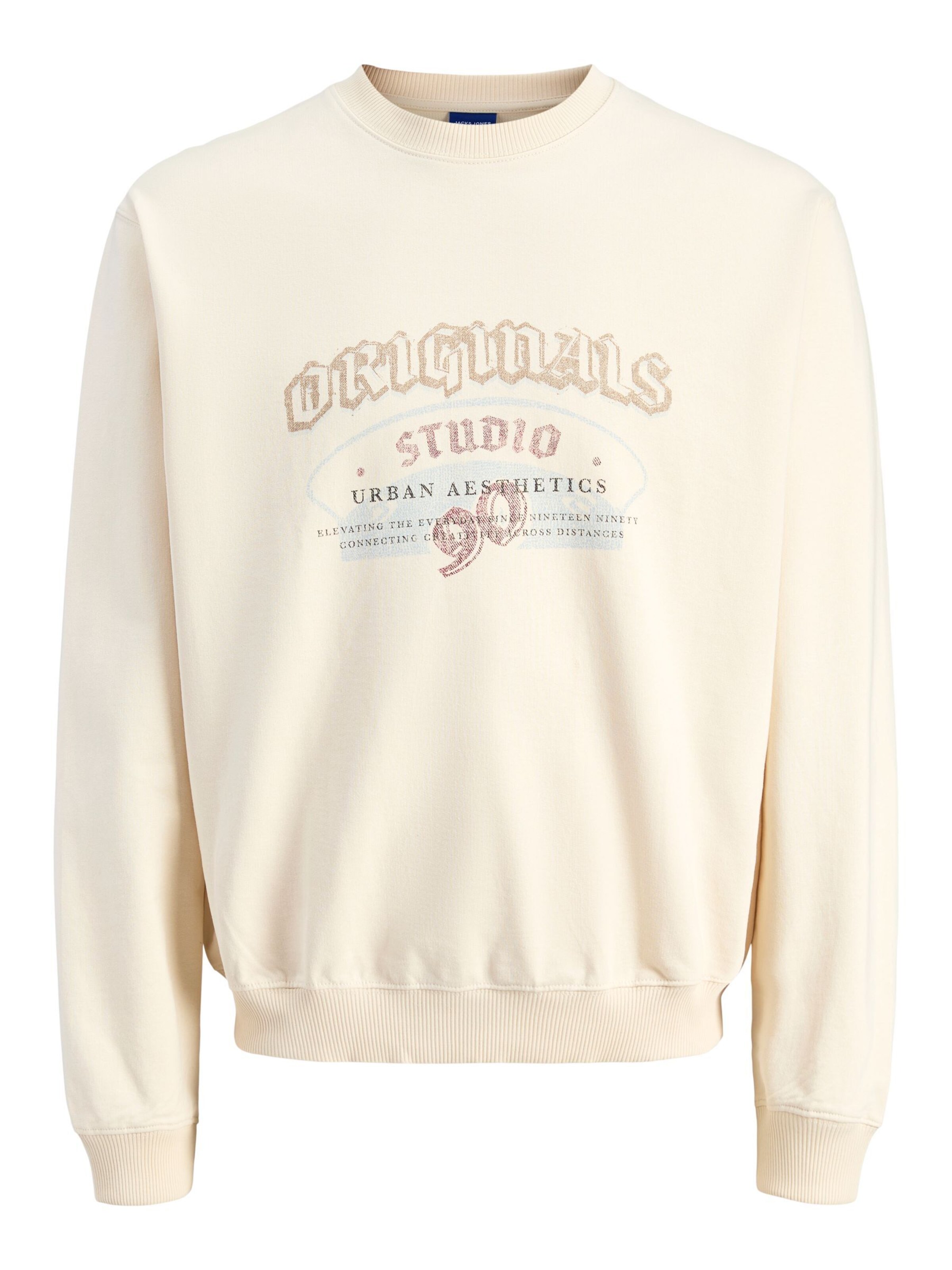 JACK & JONES Sweatshirt i hvid: forside
