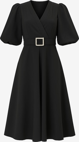 WOMAN VISION Kleid in Schwarz: Vorderseite