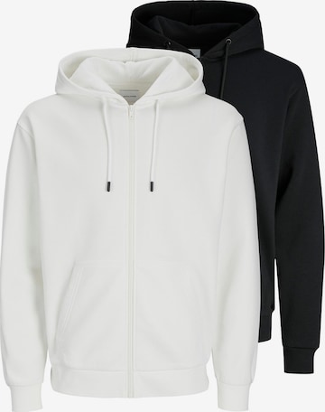 JACK & JONES Sweatjacke 'Bradley' in Schwarz: Vorderseite