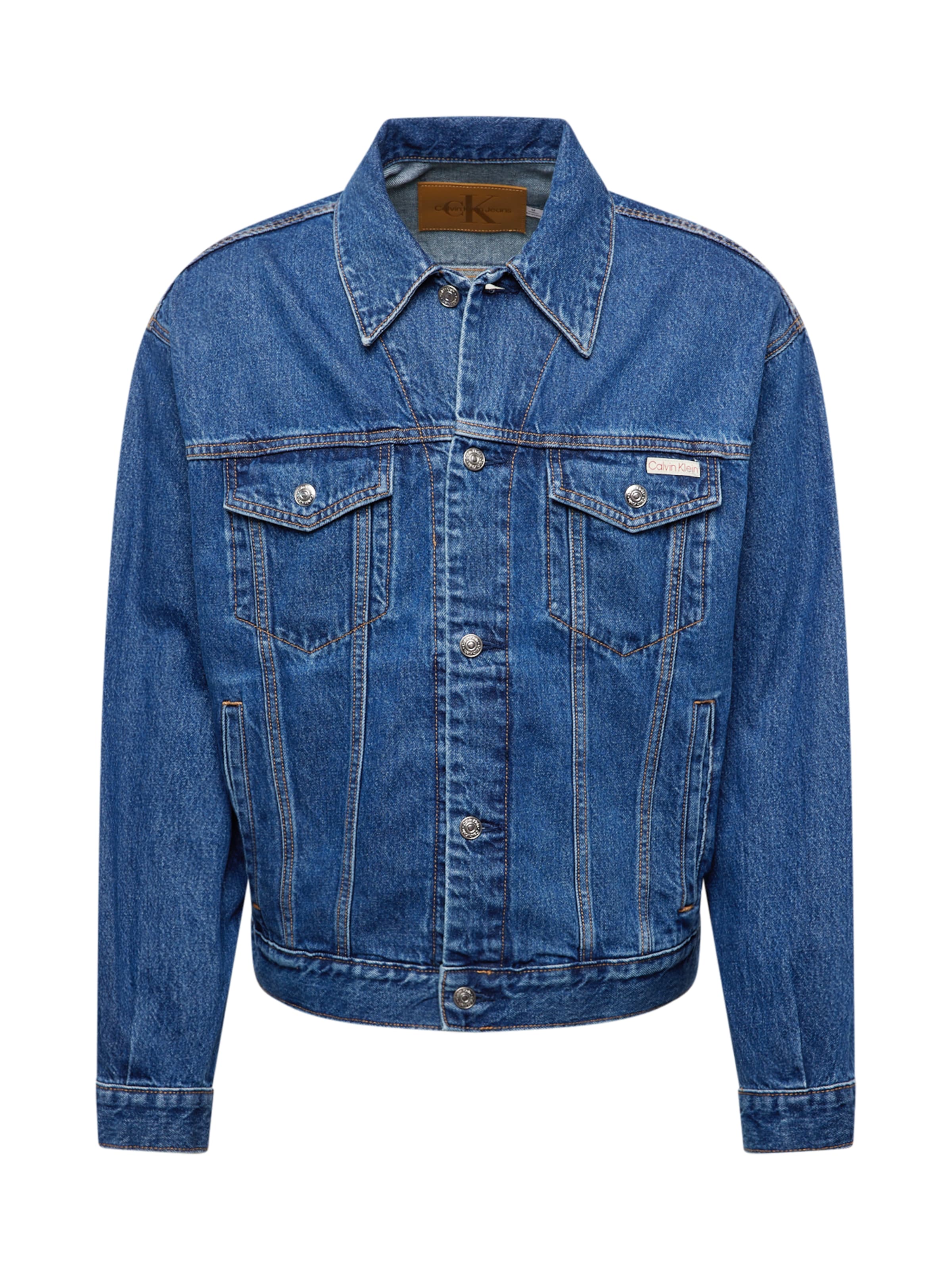 Veste mi-saison '90's' Calvin Klein Jeans en bleu : devant