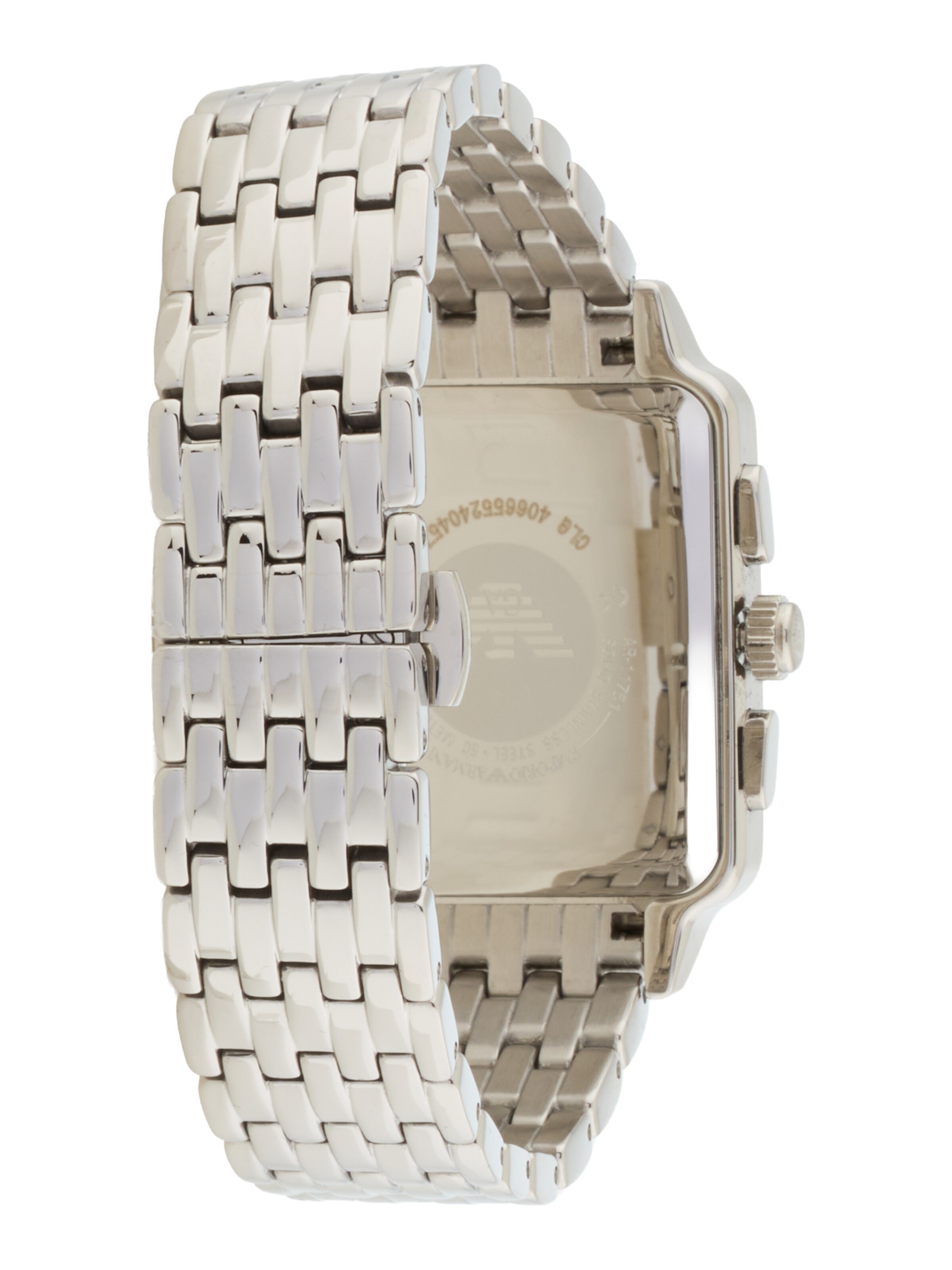 Montre à affichage analogique Emporio Armani en argent