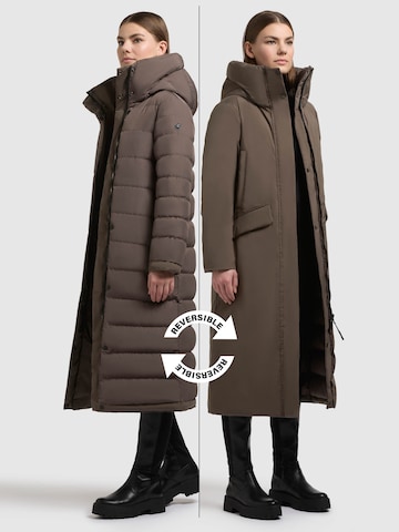 khujo Wintermantel 'DAWI' in Bruin