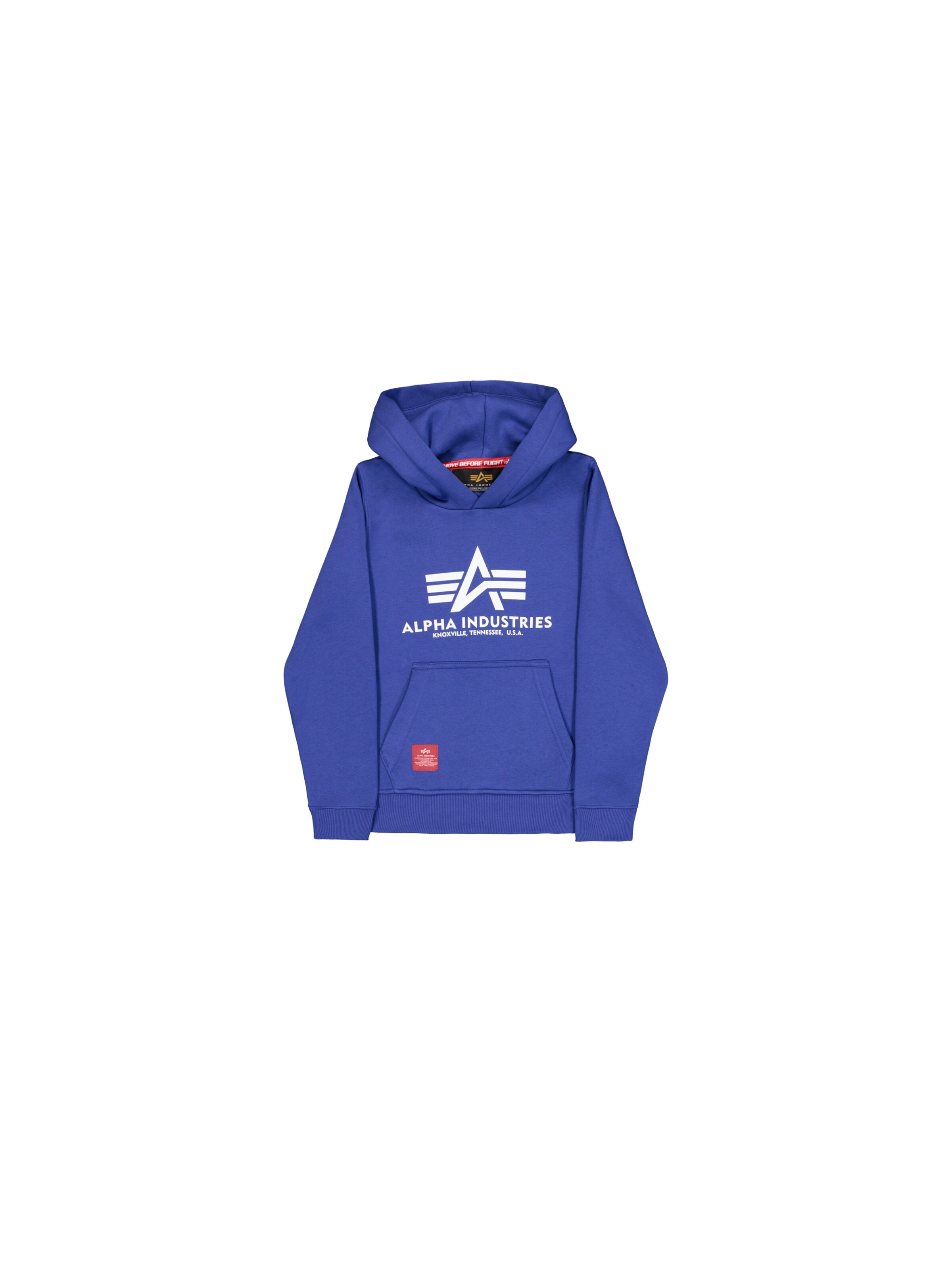 ALPHA INDUSTRIES - Sudadera en azul: frente