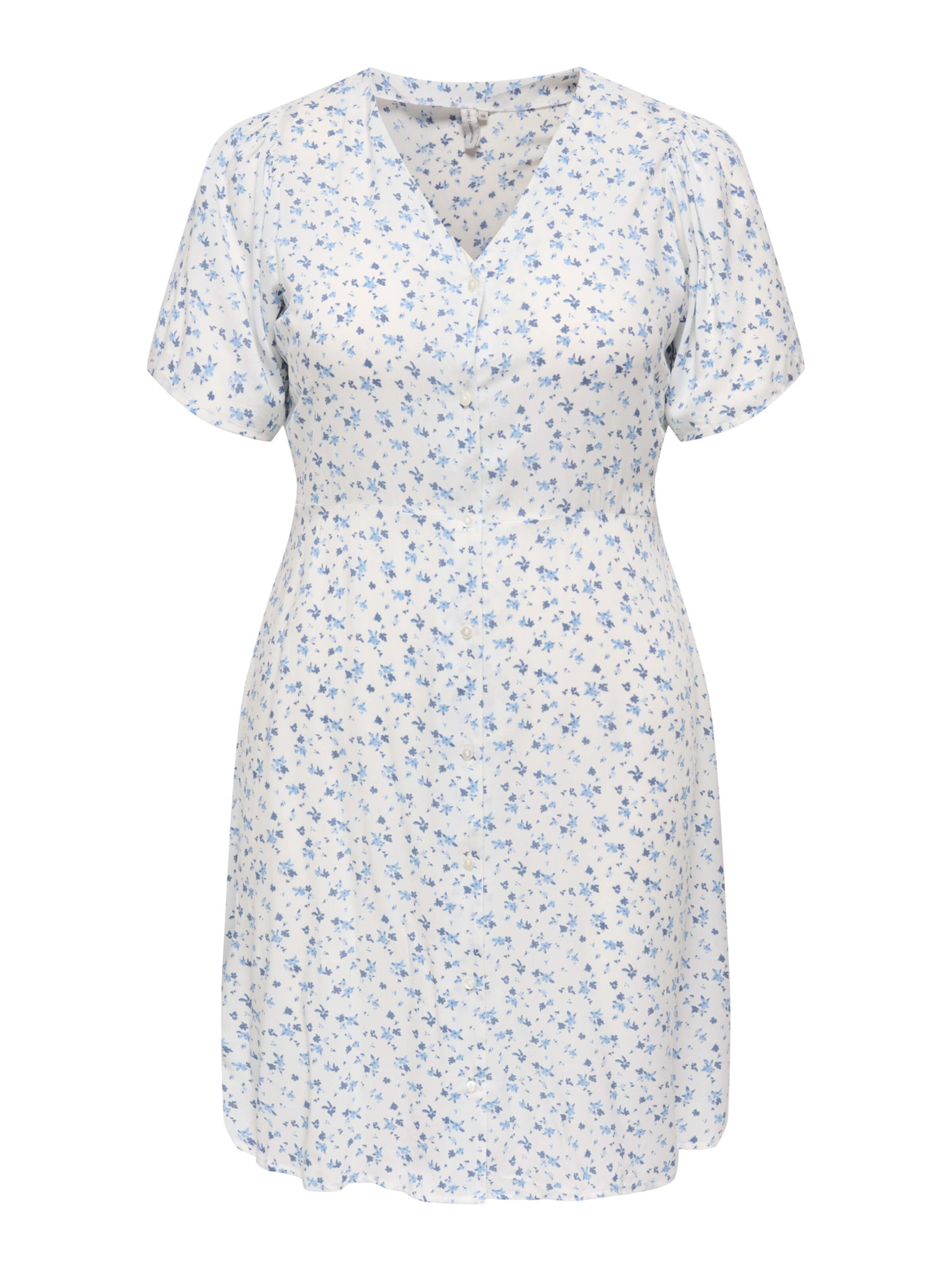 ONLY Carmakoma Nyári ruhák 'CAREVIDA' - fehér: elől