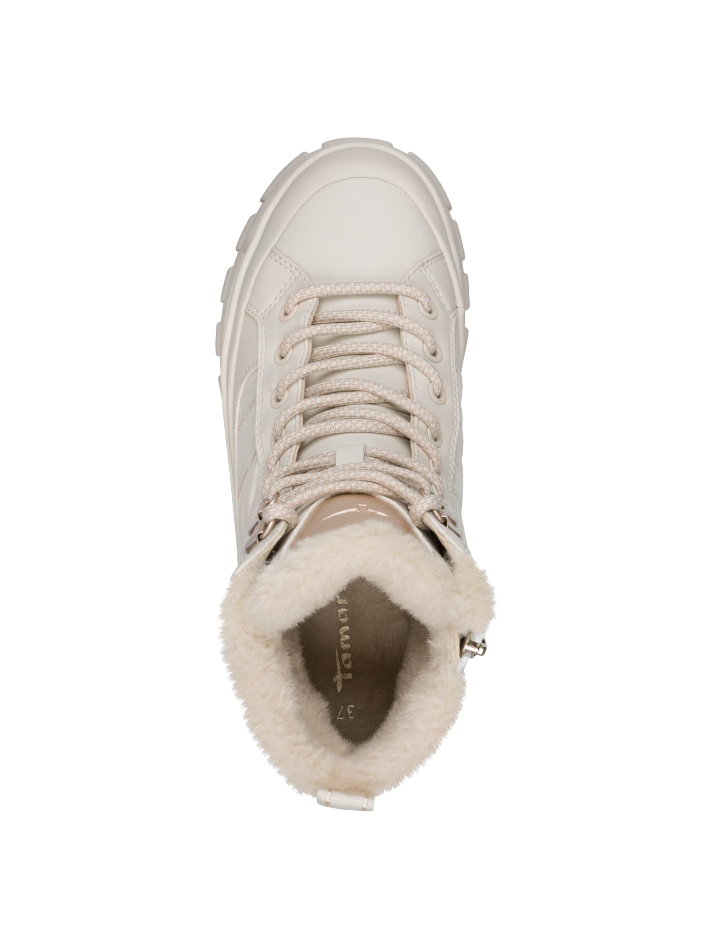Tamaris Schnürstiefelette in Beige