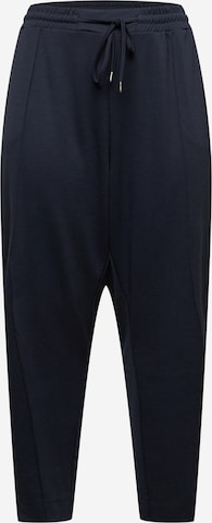 KAFFE CURVE Regular Trousers 'Leanna' in Blue: front
