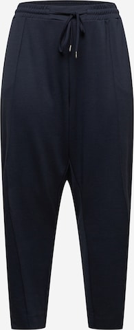 KAFFE CURVE Regular Pants 'Leanna' in Blue: front