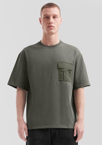 QS Shirt in Groen: voorkant