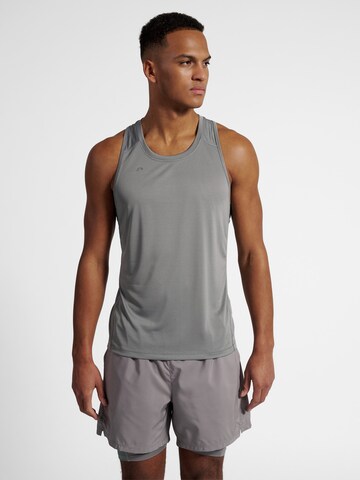 Newline Functioneel shirt 'BEAT SINGLET' in Grijs: voorkant