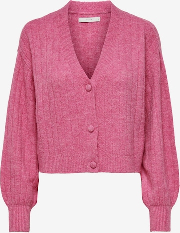 Cardigan 'Kimber' ONLY en rose : devant