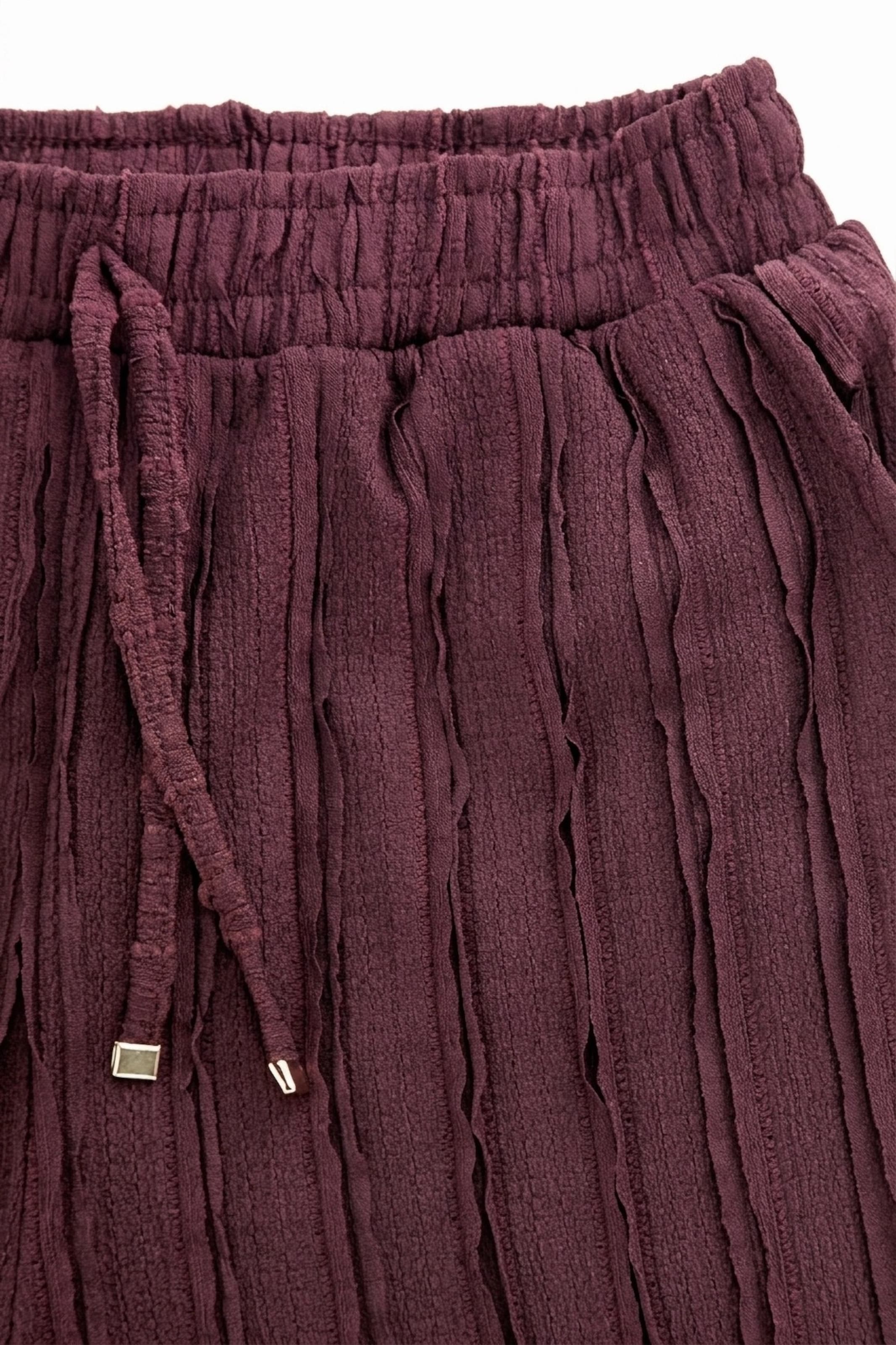 No Matter What Loose fit Trousers in Red