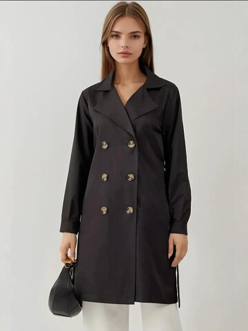 Bigdart Mantel in Schwarz: Vorderseite