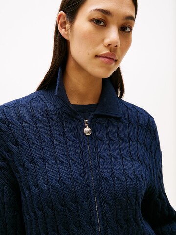 TOMMY HILFIGER Gebreid vest in Blauw