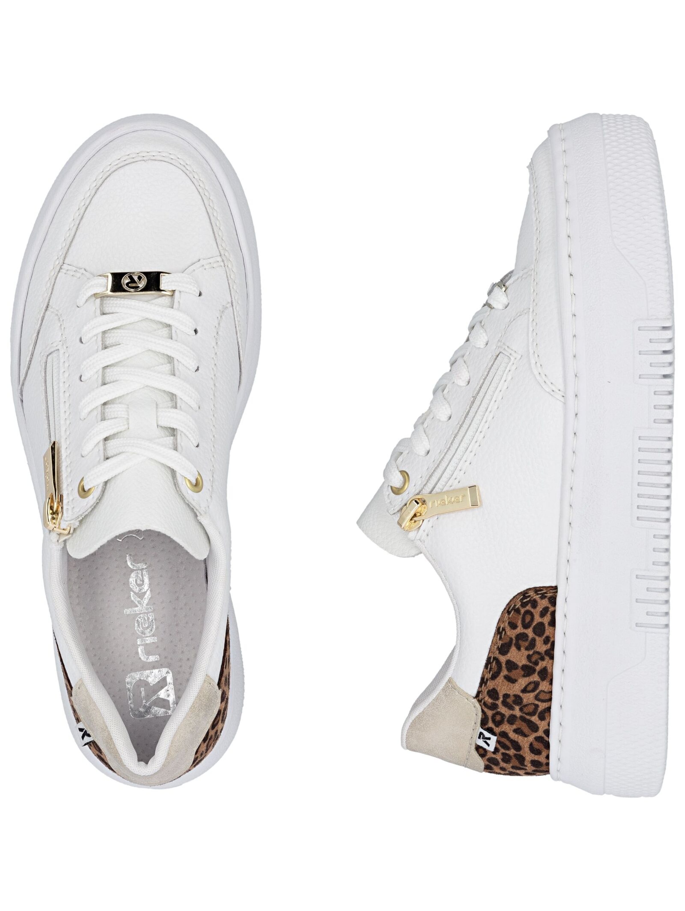 Baskets basses Rieker en blanc