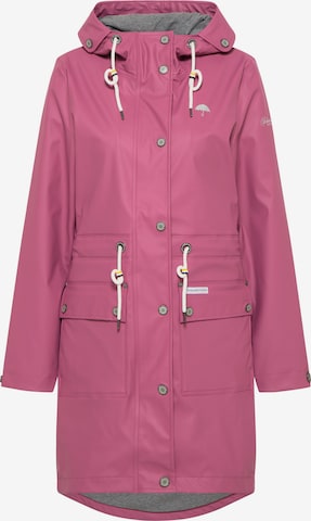 Manteau fonctionnel Schmuddelwedda en rose : devant