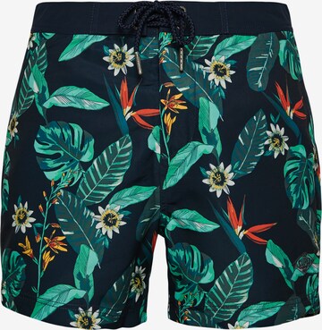 Superdry Zwemshorts in Zwart: voorkant