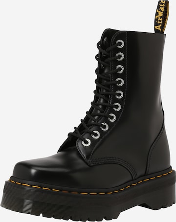 Dr. Martens - Botim com fivela '1490' em preto: frente