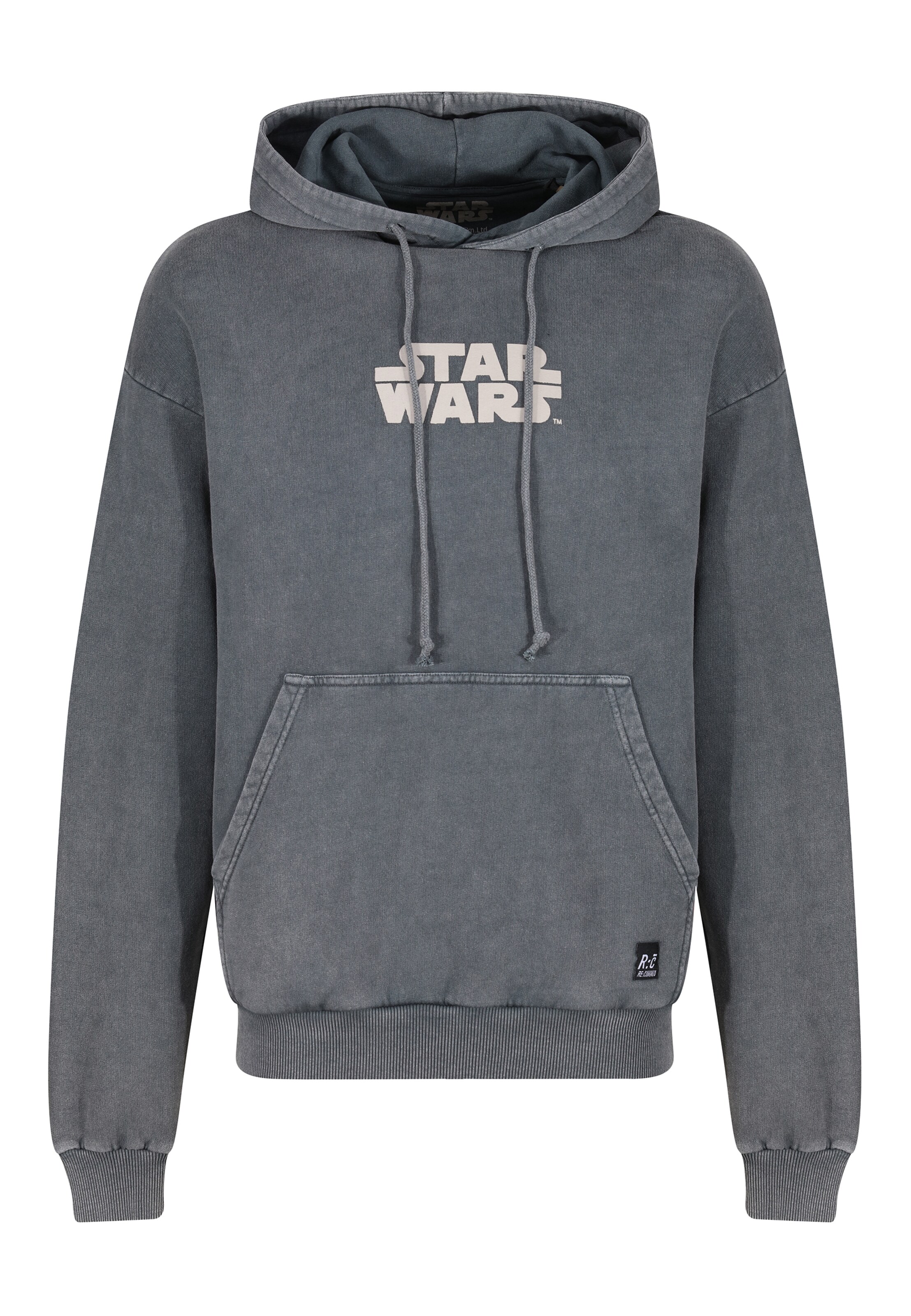Recovered Sweatshirt 'Star Wars Ship Battle' in Grey: front