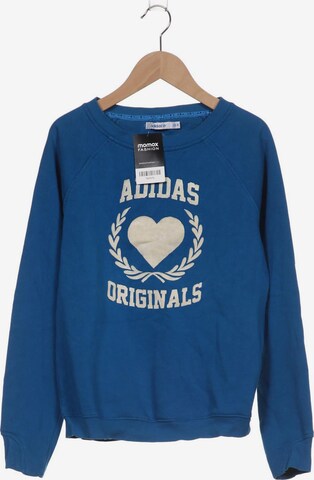 ADIDAS ORIGINALS Sweatshirt & Zip-Up Hoodie in S in Blue: front