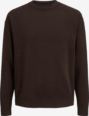 JACK & JONES Sweater 'Keegan' in Brown: front
