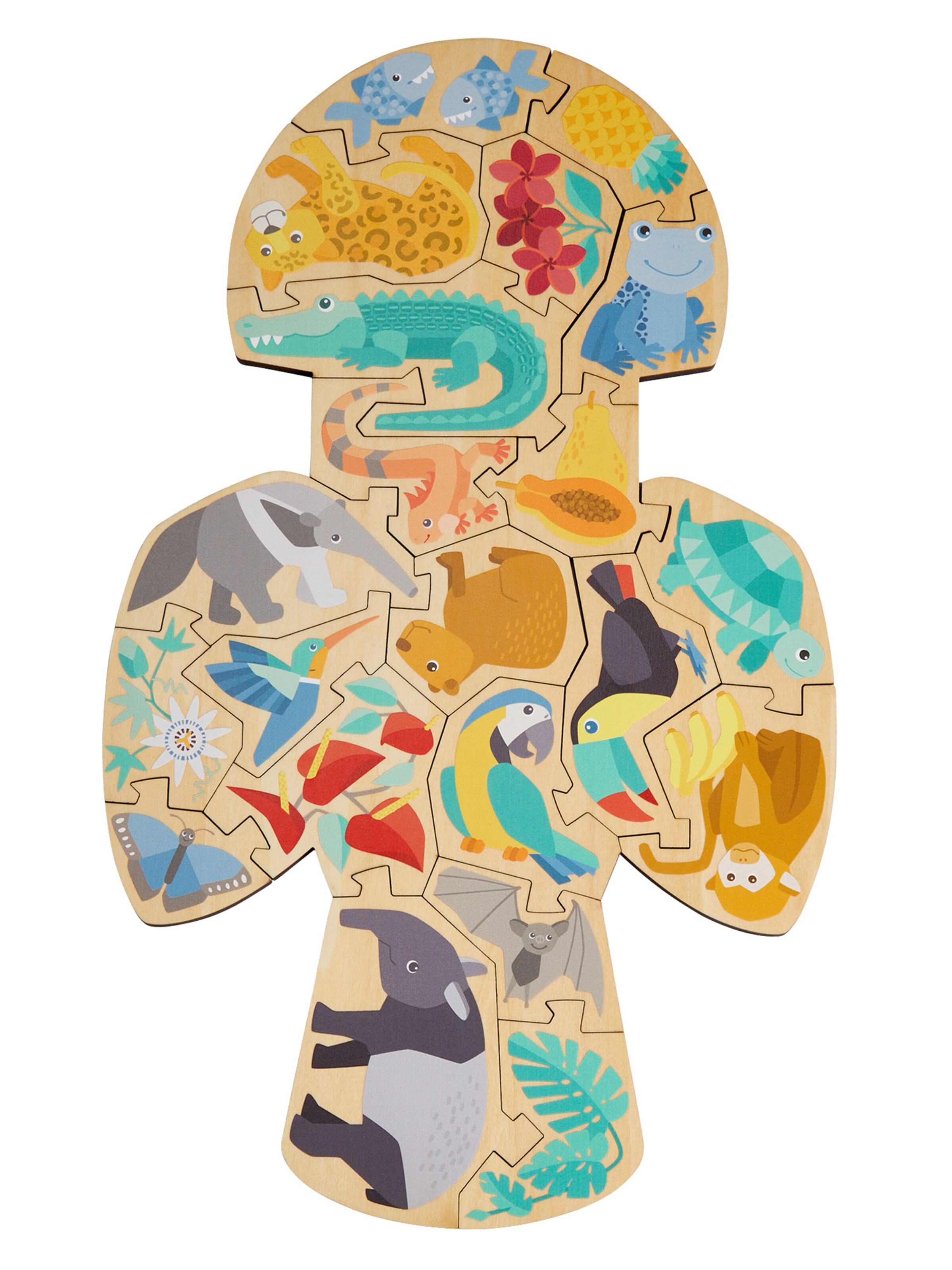 HABA Puzzle '2in1' in Mischfarben