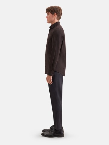 SEIDENSTICKER Slim Fit Hemd in Braun