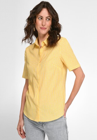 Peter Hahn Blouse in Yellow: front