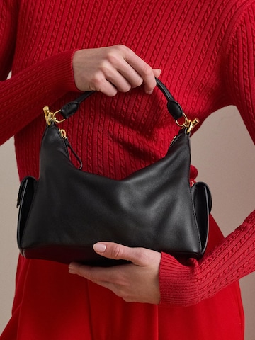 Lauren Ralph Lauren Schultertasche 'BLAIKE' in Schwarz