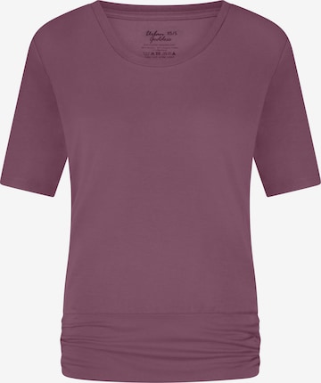 Urban Goddess Yoga & Activewear Sporttop 'Kami Yoga Tee' in Lila: Vorderseite