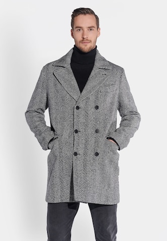 Manteau mi-saison Steffen Klein en gris : devant