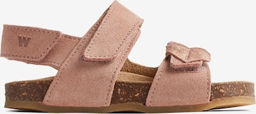 Chaussures ouvertes 'Clara' WHEAT en rose : devant