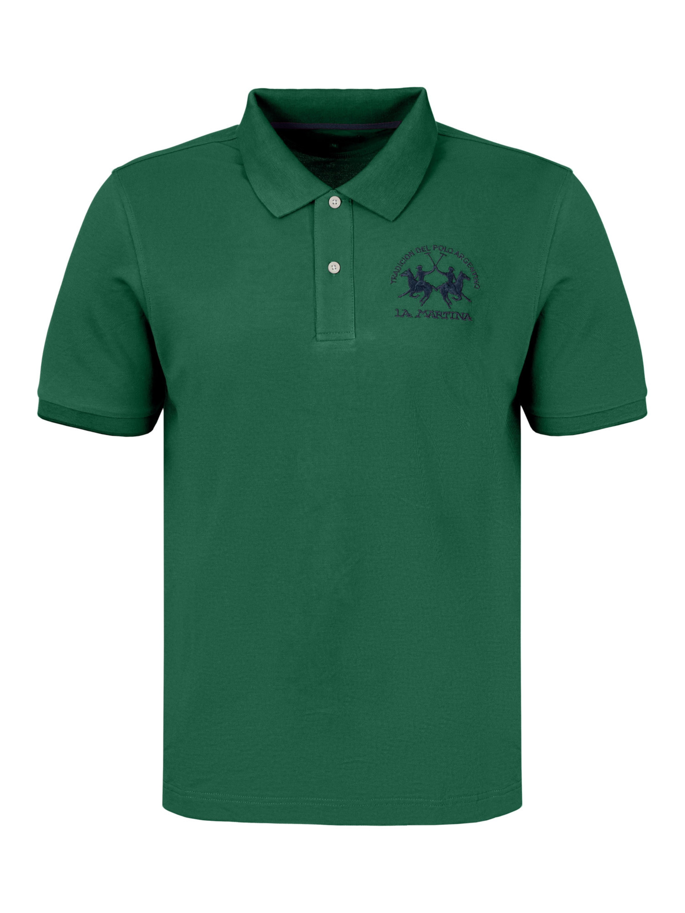 La Martina - Camiseta en verde: frente