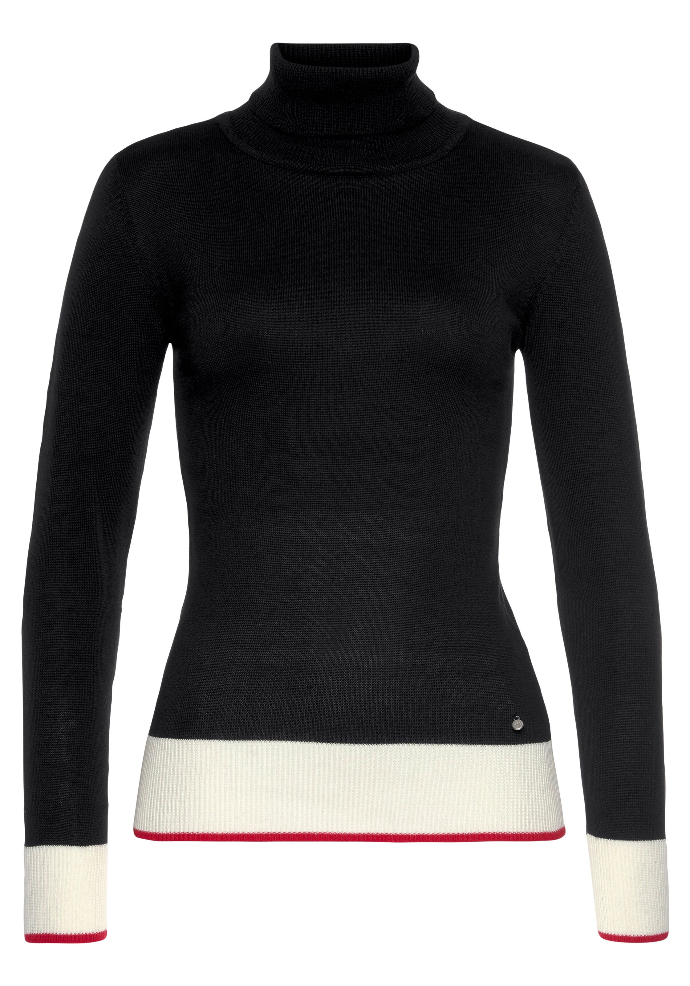 AJC Pullover in Schwarz: Vorderseite