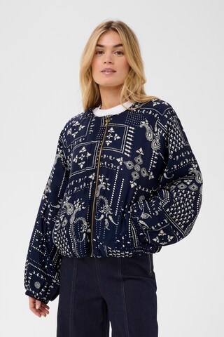 SAINT TROPEZ Jacke  'Stephanie' in Blau: Vorderseite