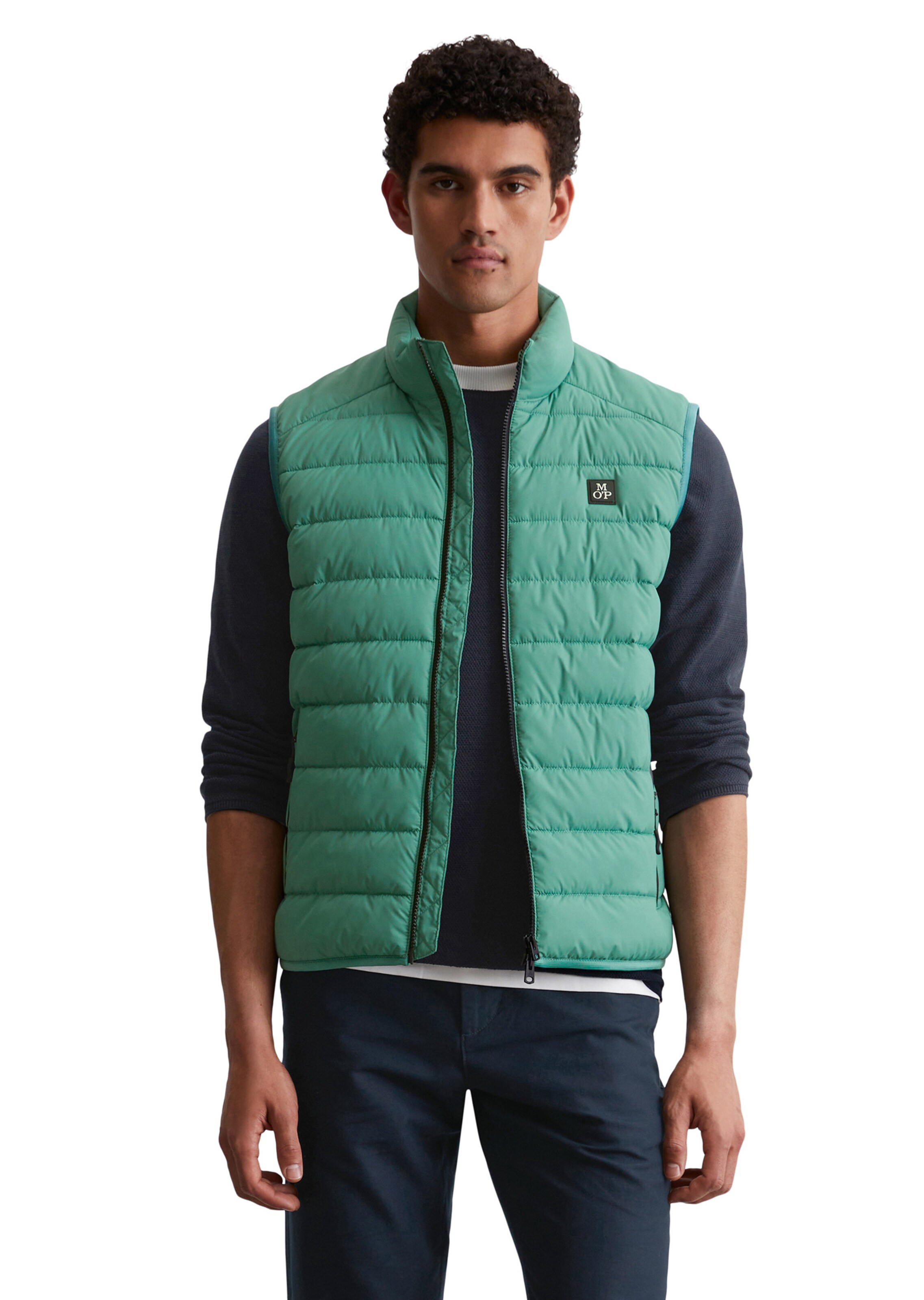 Marc O'Polo Weste in Grün: Vorderseite