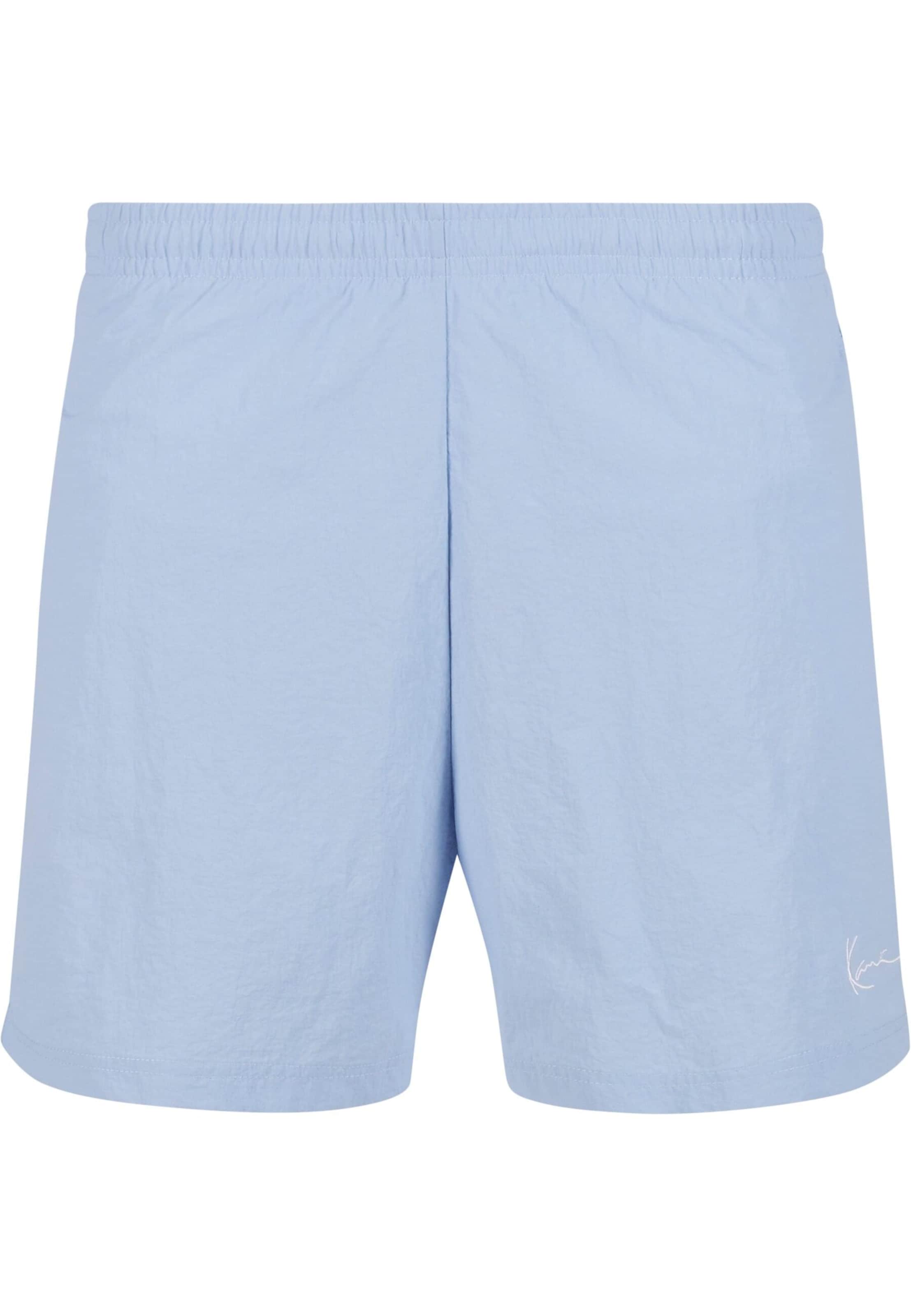 Karl Kani Swimming shorts 'KM251-042-1 Signature' in Blue: front