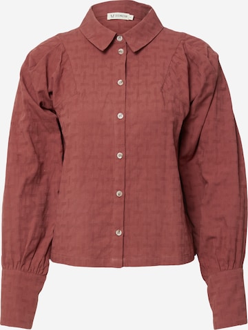 System Action Blouse in Red: front