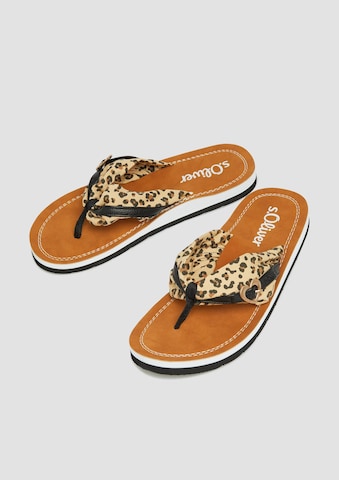 s.Oliver Teenslipper in Beige