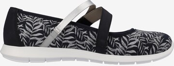 REMONTE Ballet Flats with Strap in Black