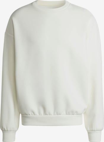 ADIDAS SPORTSWEAR Sportsweatshirt 'Soft Lux' in Wit: voorkant