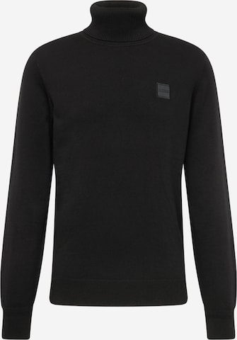 BOSS Sweater 'Akiro' in Black: front