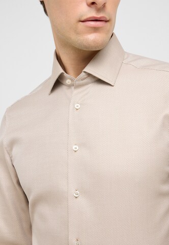 ETERNA Slim Fit Hemd in Beige
