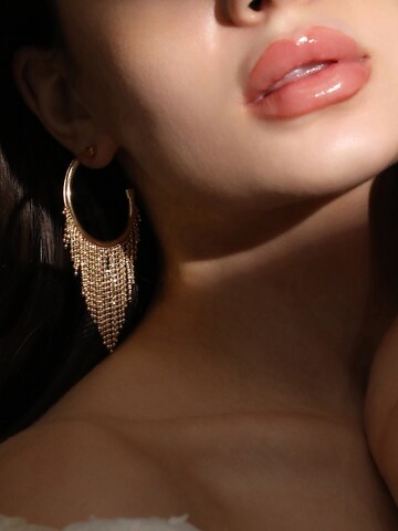 Boucles d'oreilles 'Tawny' SOHI en or : devant