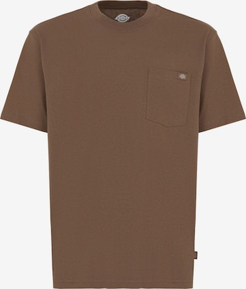 DICKIES T-Shirt 'Luray' in Braun: Vorderseite